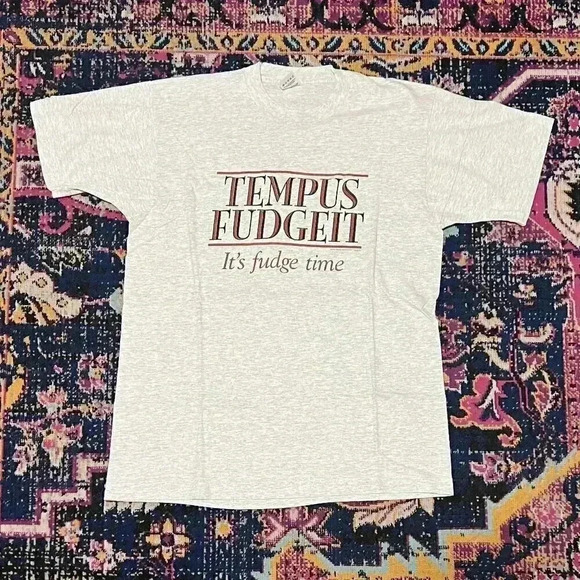 Tempus Fudgeit "It's Fudge Time" T-Shirt Size Large - Picture 1 of 1